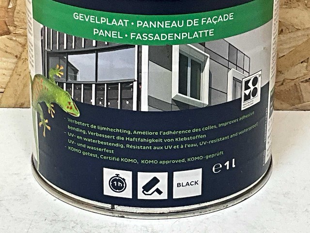 Bostik zwarte houtprimer gevelplaat 1l (7x) - afbeelding 2 van  3