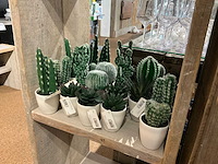 Botanical decoration kunstplant in pot (50x) - afbeelding 1 van  6