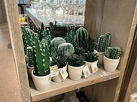 Botanical decoration kunstplant in pot (50x) - afbeelding 2 van  6