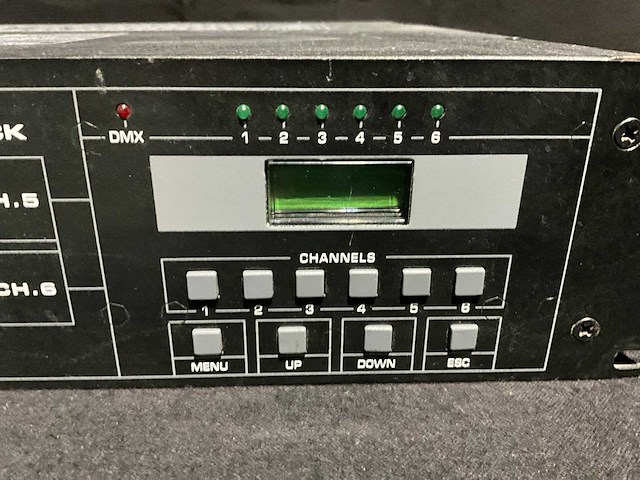 Botex dpx620ii 6-channel dmx en analog dimmer - afbeelding 3 van  3