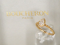 Boucheron - gouden 'serpent boheme' ring met diamanten - afbeelding 1 van  10