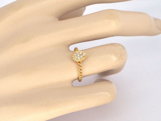 Boucheron - gouden 'serpent boheme' ring met diamanten - afbeelding 3 van  10