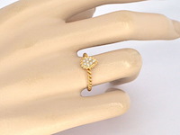 Boucheron - gouden 'serpent boheme' ring met diamanten - afbeelding 3 van  10