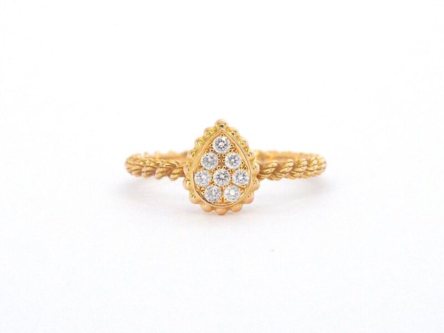 Boucheron - gouden 'serpent boheme' ring met diamanten - afbeelding 7 van  10