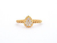 Boucheron - gouden 'serpent boheme' ring met diamanten - afbeelding 7 van  10