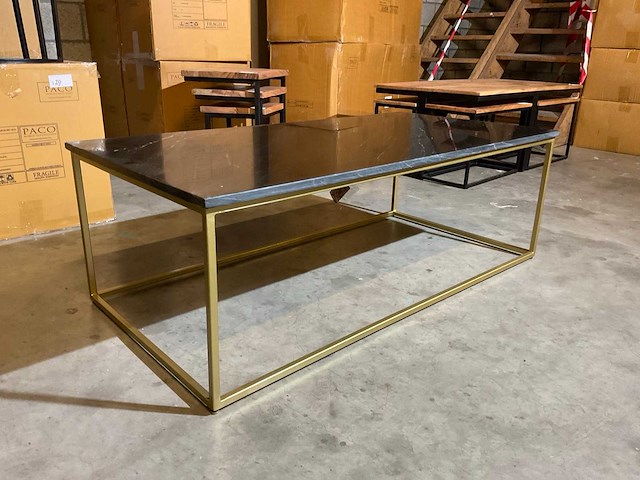 Bouclé salontafel - afbeelding 11 van  13