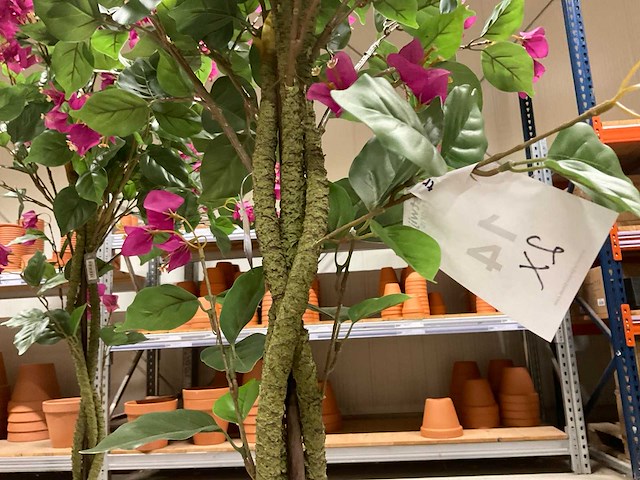 Bougainvillea kunstboom (2x) - afbeelding 6 van  9