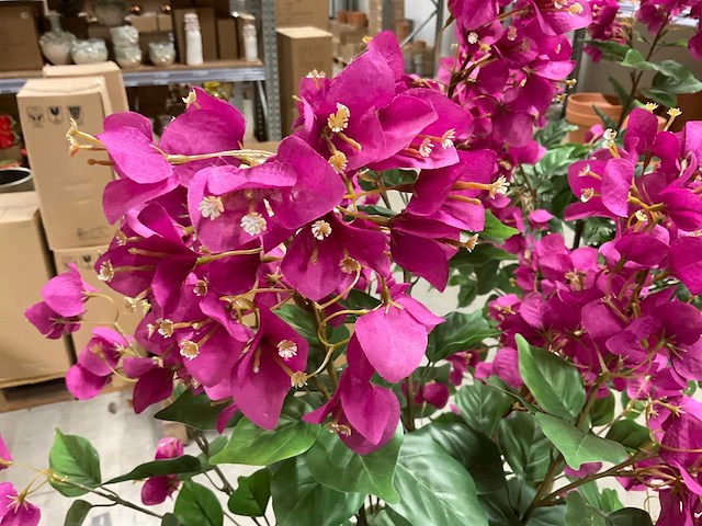 Bougainvillea kunstboom (2x) - afbeelding 8 van  9