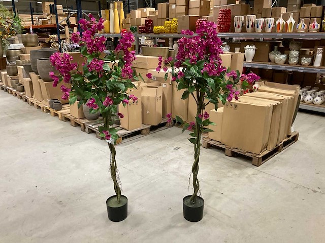 Bougainvillea kunstboom (2x) - afbeelding 1 van  10
