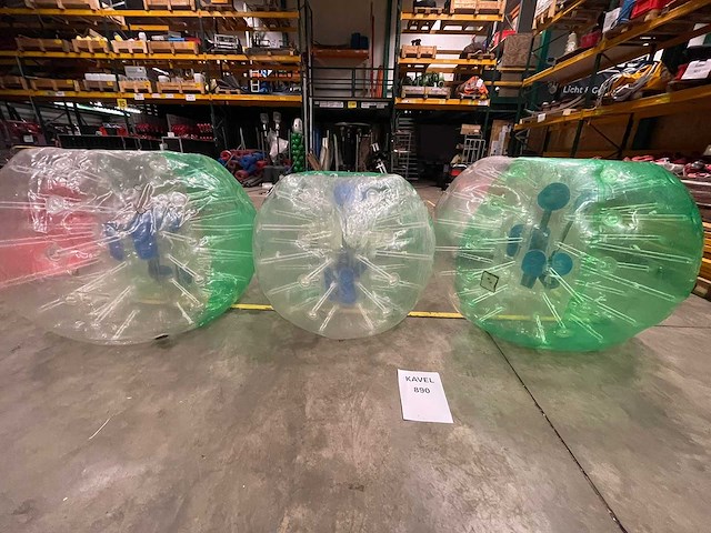Bouncing bubble groen (3x) - afbeelding 1 van  1