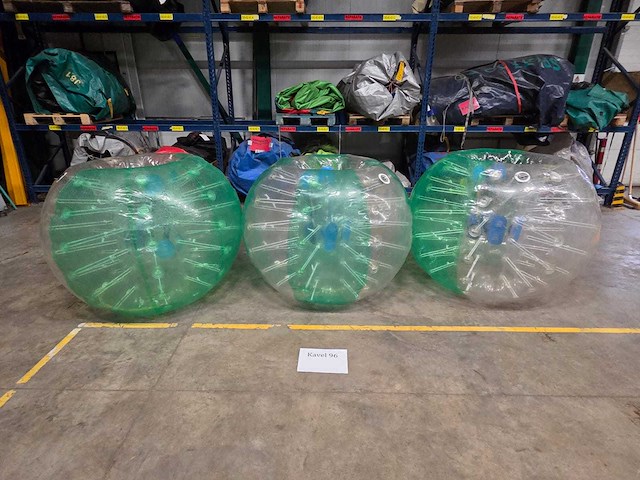 Bouncing bubble groen (3x) - afbeelding 1 van  2