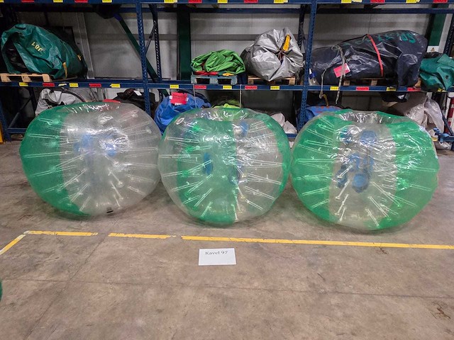 Bouncing bubble groen (3x) - afbeelding 1 van  2