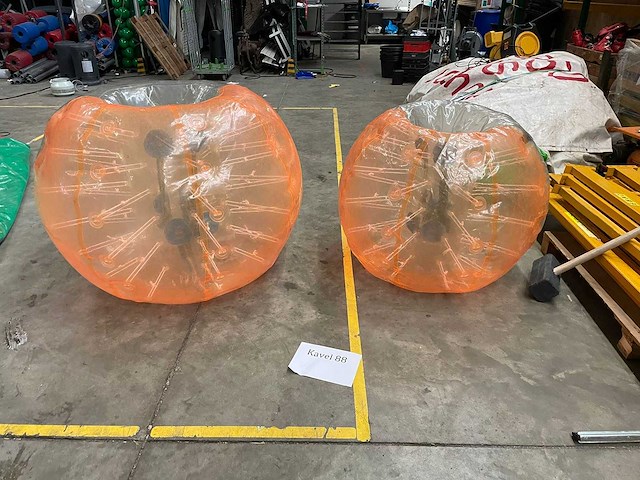 Bouncing bubble oranje (2x) - afbeelding 1 van  4