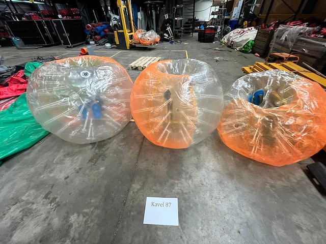 Bouncing bubble oranje (3x) - afbeelding 1 van  3