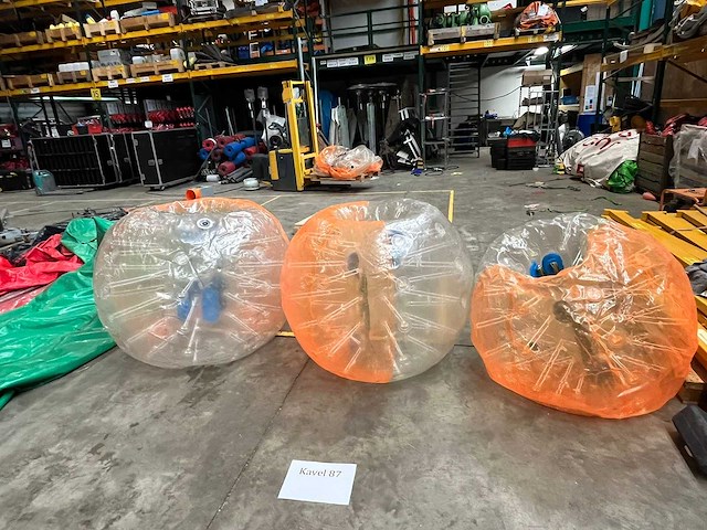 Bouncing bubble oranje (3x) - afbeelding 2 van  3