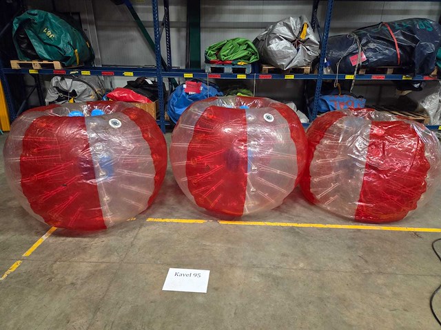 Bouncing bubble rood (3x) - afbeelding 1 van  2