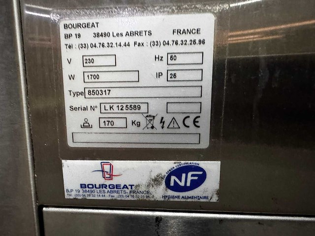 Bourgeat - bp19 - professionele hotholding trolley / verwarmde kast - afbeelding 5 van  7