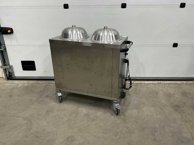 Bourgeat chauffant n/v 2 silos verwarmde bordenlowerator - afbeelding 1 van  10