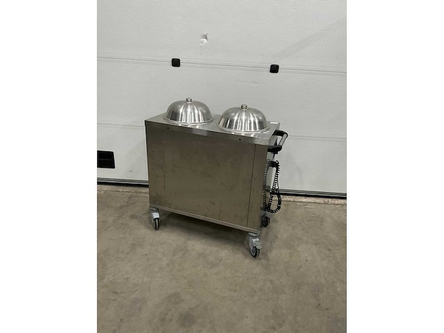 Bourgeat chauffant n/v 2 silos verwarmde bordenlowerator - afbeelding 2 van  10