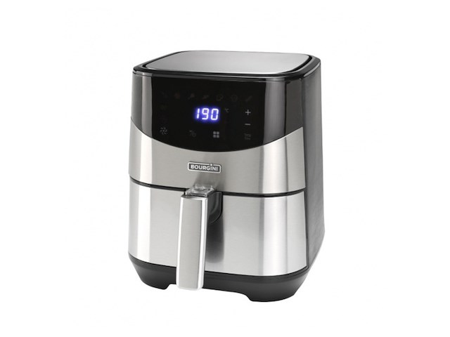 Bourgini health fryer plus 4.0l zwart - afbeelding 2 van  4