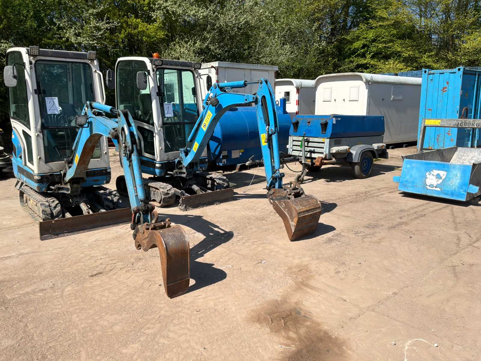 Bouw- en aannemersmaterieel wegens harmonisatie als gevolg van verduurzaming