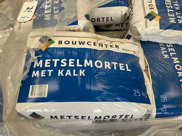 Bouwcenter metselmortel met kalk (13x) - afbeelding 2 van  4