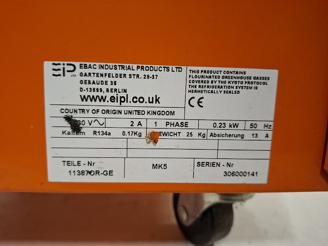 Bouwdroger 14l 230v, ebac, bd70, 2017 - afbeelding 3 van  4