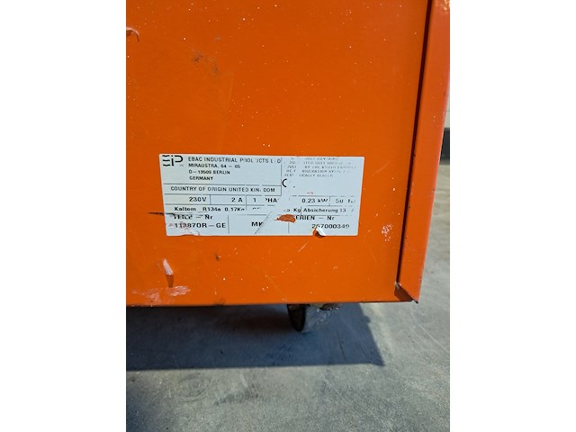 Bouwdroger 14l 230v ebac, bd70, bouwjaar 2014 - afbeelding 7 van  14