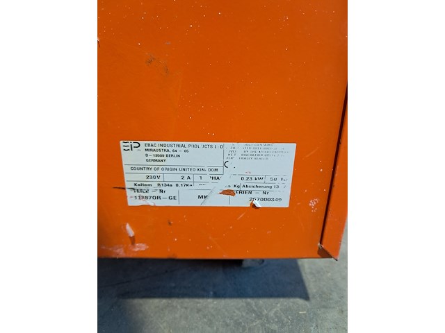 Bouwdroger 14l 230v ebac, bd70, bouwjaar 2014 - afbeelding 11 van  14