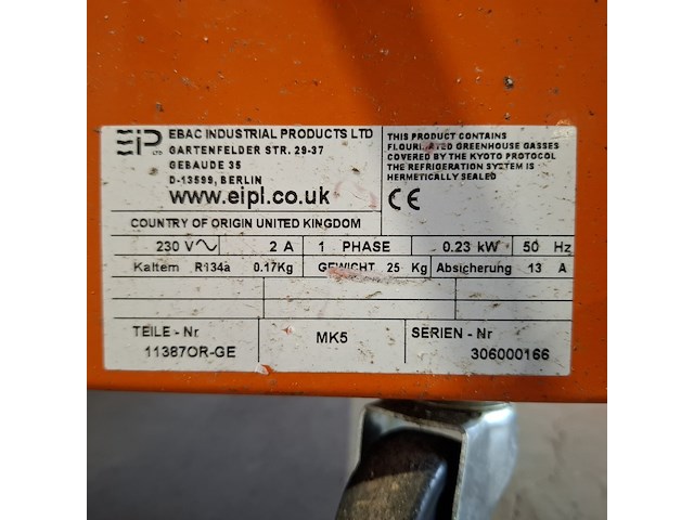 Bouwdroger 14l 230v ebac, bd70, bouwjaar 2017 - afbeelding 4 van  4