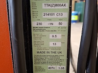 Bouwdroger 150l 230v trotec, ttk 800, bouwjaar 2013 - afbeelding 6 van  6