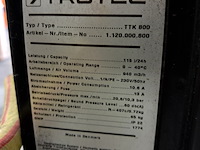 Bouwdroger 150l 230v trotec, ttk 800, bouwjaar 2018 - afbeelding 2 van  10
