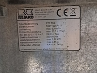 Bouwdroger 50l 230v remko, etf550, bouwjaar 2015 - afbeelding 18 van  18