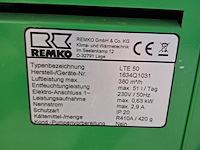 Bouwdroger 50l 230v remko, lte50, bouwjaar 2019 - afbeelding 20 van  20