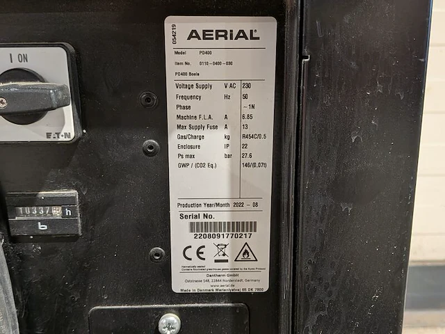 Bouwdroger 75l 230v, dantherm, pd 400, 2022 - afbeelding 5 van  6