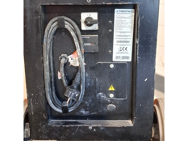 Bouwdroger 75l 230v trotec, ttk 400, bouwjaar 2017 - afbeelding 5 van  8