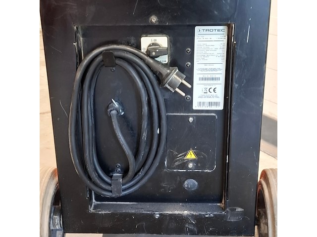 Bouwdroger 75l 230v trotec, ttk 400, bouwjaar 2017 - afbeelding 5 van  7