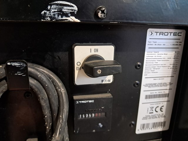 Bouwdroger 75l 230v trotec, ttk 400, bouwjaar 2017 - afbeelding 10 van  11