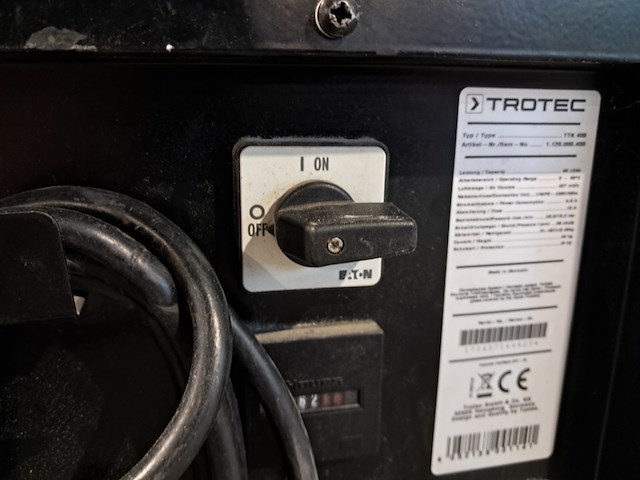 Bouwdroger 75l 230v trotec, ttk 400, bouwjaar 2017 - afbeelding 8 van  9