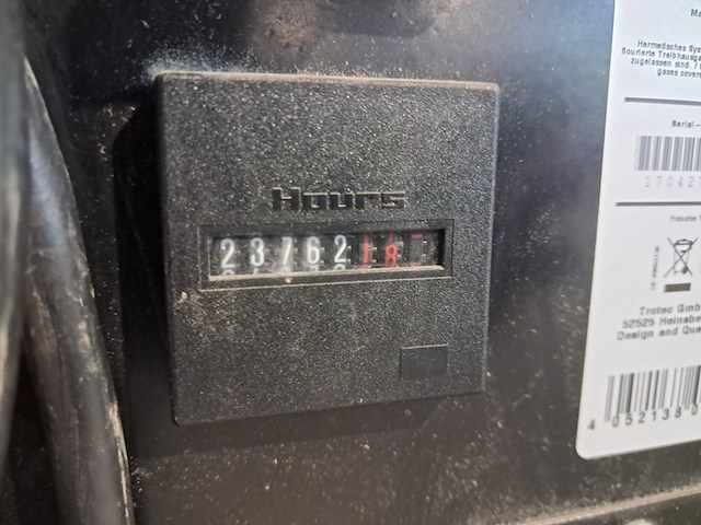 Bouwdroger 75l 230v trotec, ttk 400, bouwjaar 2017 - afbeelding 9 van  9