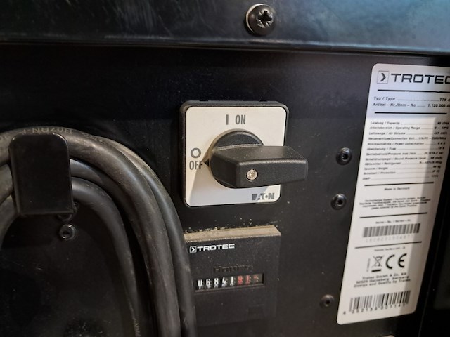 Bouwdroger 75l 230v trotec, ttk 400, bouwjaar 2018 - afbeelding 10 van  11