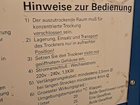 Bouwdroger 82l 230v ebac, bd150, bouwjaar 2012 - afbeelding 4 van  12