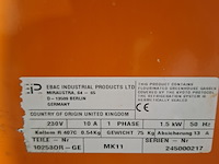 Bouwdroger 82l 230v ebac, bd150, bouwjaar 2012 - afbeelding 4 van  5