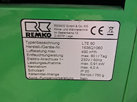Bouwdroger 82l 230v remko, lte80, bouwjaar 2019 - afbeelding 19 van  20