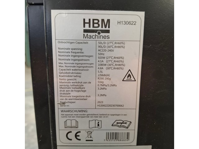 Bouwdroger hbm, h130622, bouwjaar 2023 - afbeelding 5 van  6