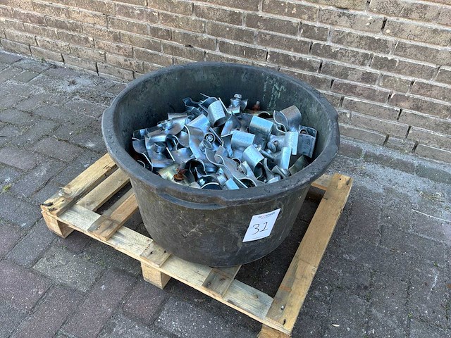 Bouwhek klem slotbout (100x) - afbeelding 1 van  2