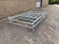 Bouwhek opslagrek liggend model (2x) - afbeelding 2 van  3