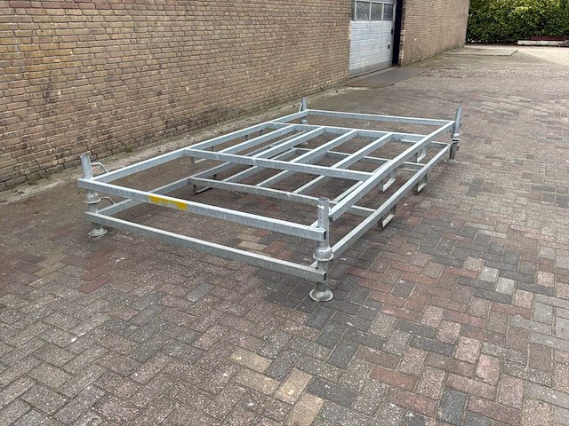 Bouwhek opslagrek liggend model (2x) - afbeelding 2 van  4