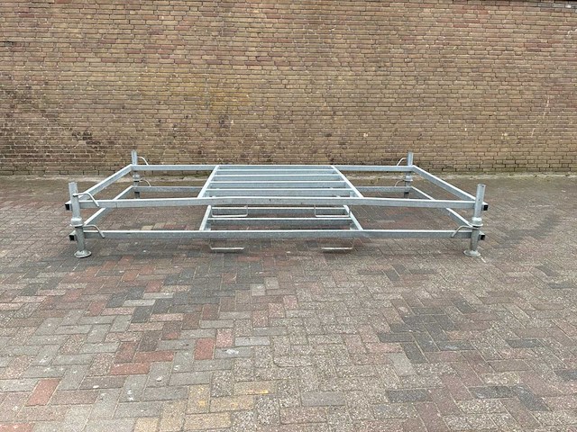 Bouwhek opslagrek liggend model (2x) - afbeelding 1 van  4