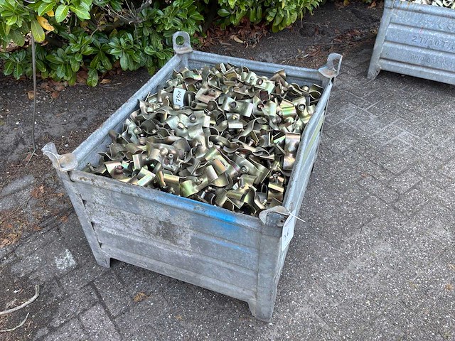 Bouwhekklem met slotbout - afbeelding 3 van  4